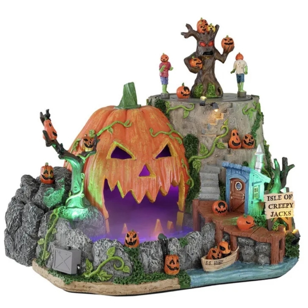 Lemax Spookytown Isle of Creepy Jacks